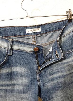 Gloria jeans брендовые шорты синие джинсовые летние джинс средней плотности женские р52 544 фото