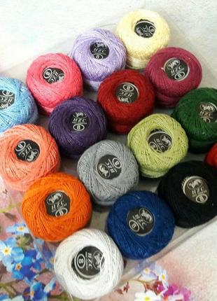 Ирис для вязания крючком набор "асорти"16шт.