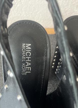 Босоножки michael kors с открытым носком5 фото