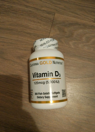 California gold nutrition vitamin d3 5000 iu