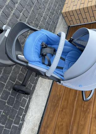 Stokke xplory v5-коляска 2в1 ( прогулянка+люлька)3 фото