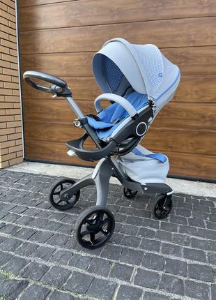 Stokke xplory v5-коляска 2в1 ( прогулянка+люлька)8 фото