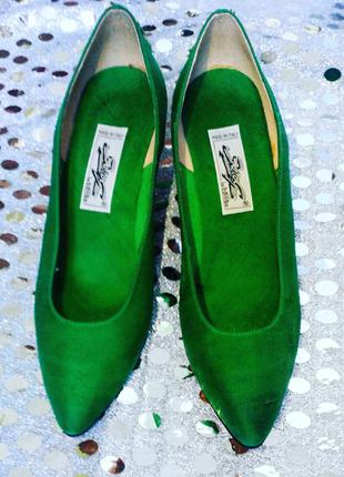 Зелёные туфли2 фото