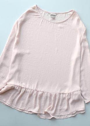 Блуза h&m з воланом