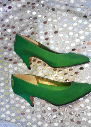Зелёные туфли3 фото