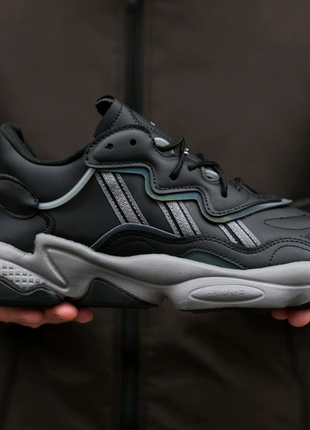 Чоловічі кросівки adidas ozweego black1 фото