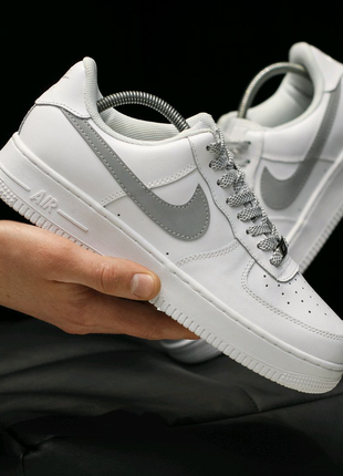 Женские кроссовки nike air force 1 reflective3 фото