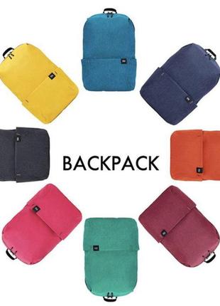 Рюкзак xiaomi mi colorful small backpack4 фото
