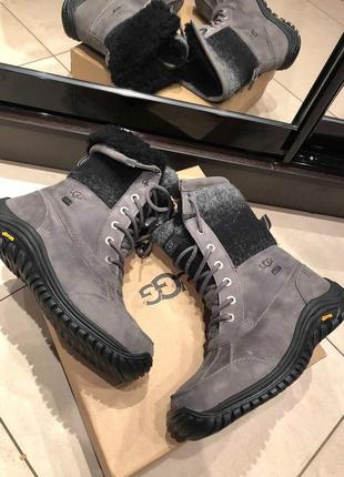 Черевики чоботи ugg adirondack boot ii charcoal .оригінал7 фото