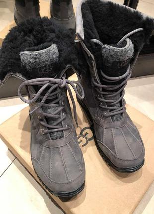 Черевики чоботи ugg adirondack boot ii charcoal .оригінал6 фото