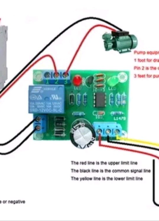 Реле контролю рівня рідини 500вт.5 фото