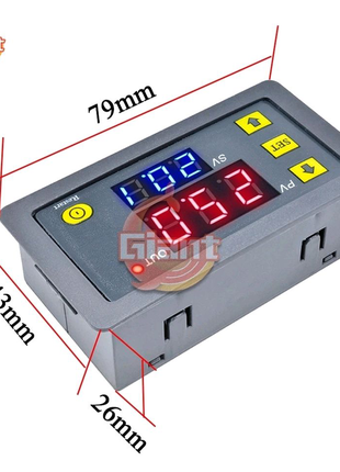 Таймер цифровой, реле времени с задержкой включения на 220v