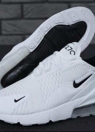 Кроссовки унисекс nike air max 270 найки ейр макс белые white размеры спрашивайте5 фото