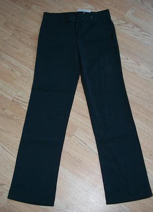 Прямые брюки чёрного цвета (1031)