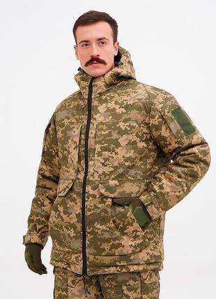 Куртка тактична зимова ukr cossacks rip stop піксель мм141 фото