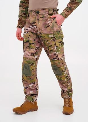Штани тактичні з наколінниками softshell ukr cossacks мультикам