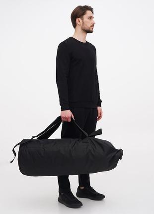 Військовий рюкзак, речмішок баул (105 л) ukr cossacks 1.0 чорний