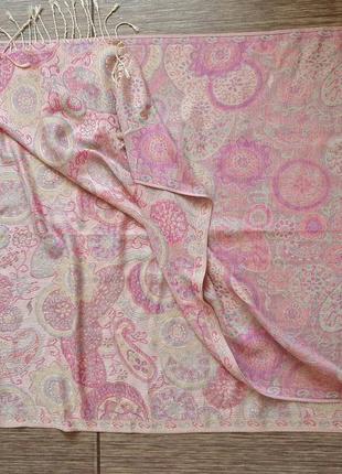 Шикарный, качественный, красивый шарф, палантин pashmina, пашмина, шелк5 фото
