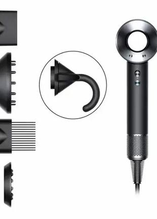 Фен dyson hd07 supersonic black/nickel