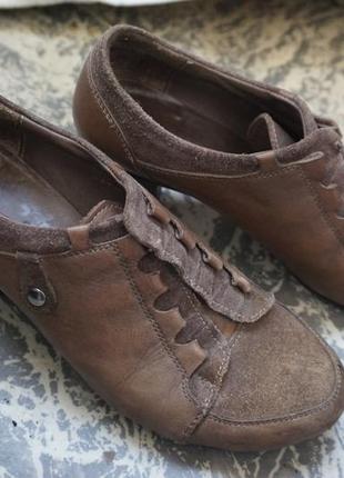 Туфли женские кожаные 38 р. осенние женские туфли/полуботинки4 фото