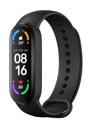 Фітнес браслет smart mi band m6 з вимірюванням кисню та тиску.  б