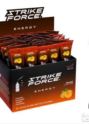 Енергетичний напій strike force energy orange