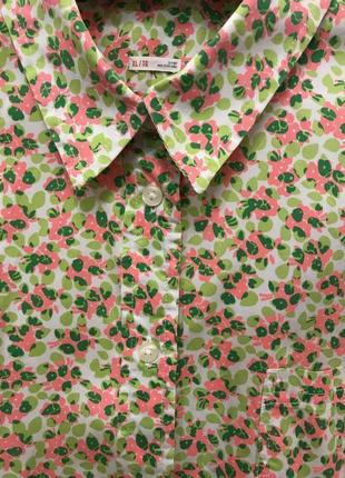 Нереально красива і стильна брендовий сорочка в квіточках..100% коттон.