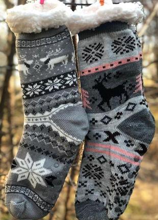 Зимові шкарпетки для дорослих/ опт / роздріб6 фото