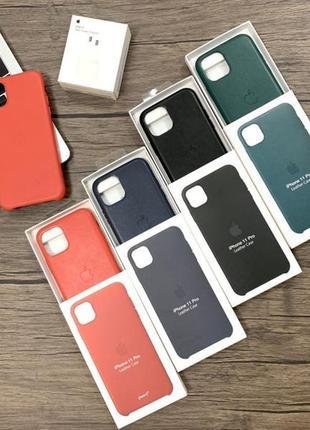 Leather case чохол шкіряний iphone 11/11pro/11 pro max x/xs max8 фото