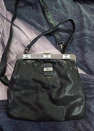 Кожаная сумка guess