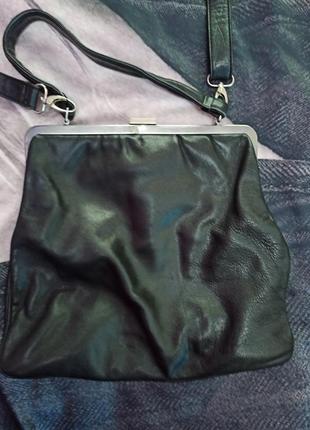 Кожаная сумка guess 5