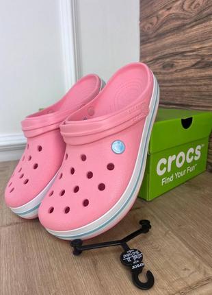 Крокси сабо crocs crocband clog жіночі крокси сабо розпродаж2 фото