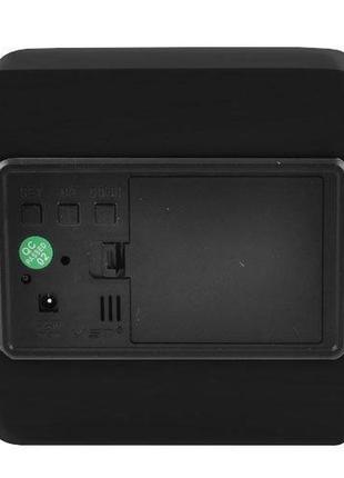 Часы настольные vst-872s-4 с зеленой подсветкой, имеют яркие цифр1 фото