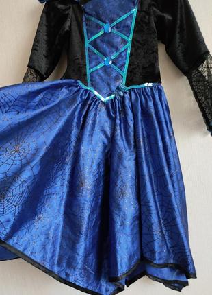 Платье принцесса паутинка хэллоувин карнавал4 фото