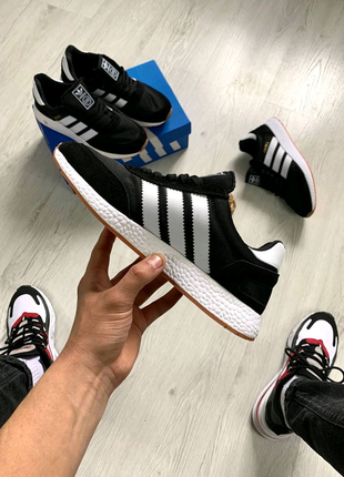 Adidas iniki black-white7 фото