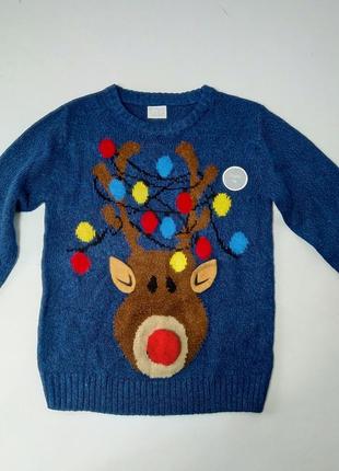 Кофта светр для хлопчика з оленем