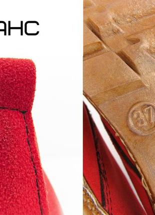 Красные женские дерби, туфли, оксфорды, ботинки.10 фото