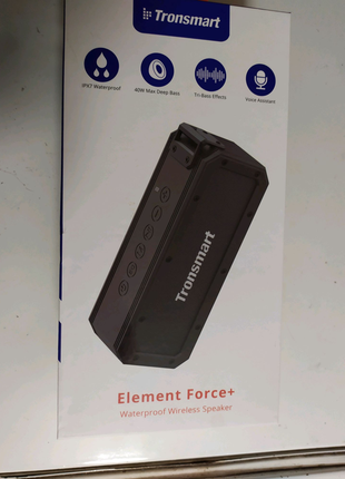 Портативна колонка tronsmart element force+ black