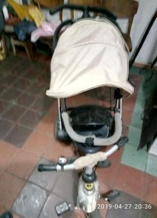 Триколісний велосипед коляска baby trike4 фото