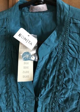 Bonita-новая шелк/хлопок  блуза! р.-362 фото