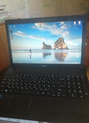 Ноутбук acer aspire 5552g ddr3 6gb/15,6" ssd 256gb  б/у