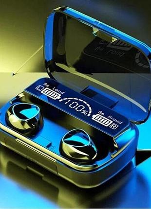 Бездротові навушники m10 з мікрофоном та док станцією-кейсом