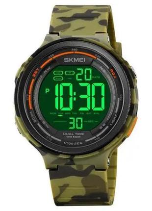 Годинник наручний чоловічий skmei 1841cmgn army green camo