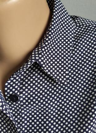 Классическая блуза в мелкий принт, в стиле 80-х гг.8 фото