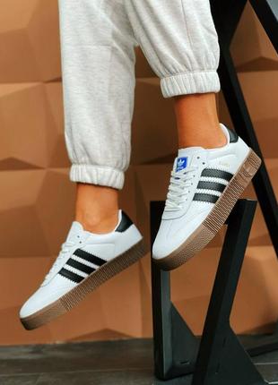 Жіночі кросівки adidas originals sambarose w2 фото