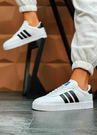 Жіночі кросівки adidas originals sambarose w white5 фото