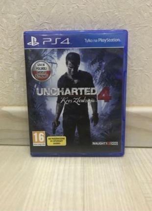 Продам гру uncharted 4 на ps4.
