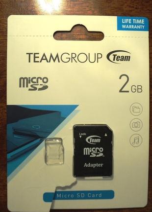 Перехідник з micro sd на sd team group новий