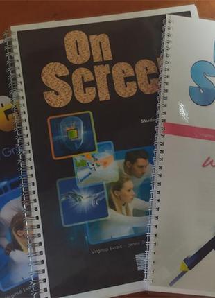 Комплект on screen b1+,b2,b2+: student's book, workbook, writing2 фото