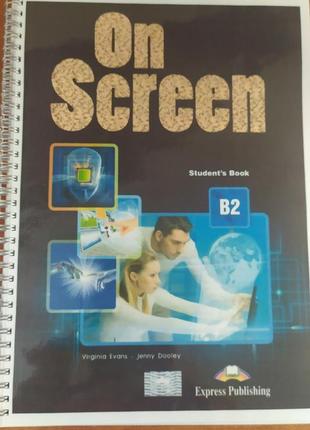 Комплект on screen b1+,b2,b2+: student's book, workbook, writing4 фото